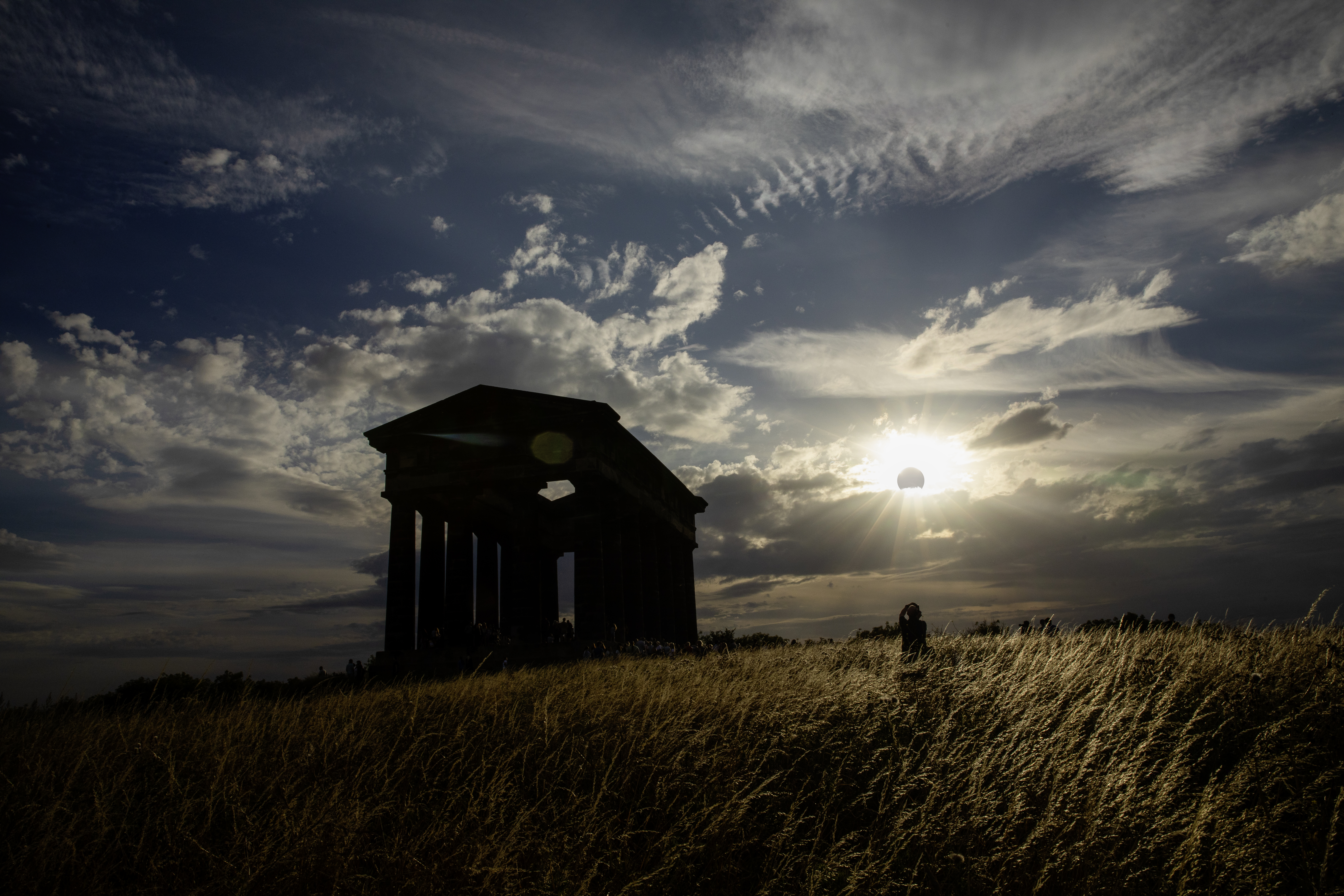 Nicholas Simpson - Eclipse 2026-Penshaw Monument, Sunderland, Tyne & Wear